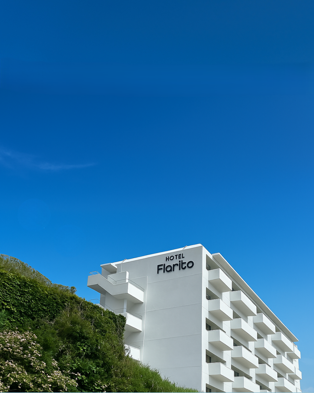「HOTEL Flarito 伊豆大島」公式ウェブサイトオープンのお知らせへの納品事例